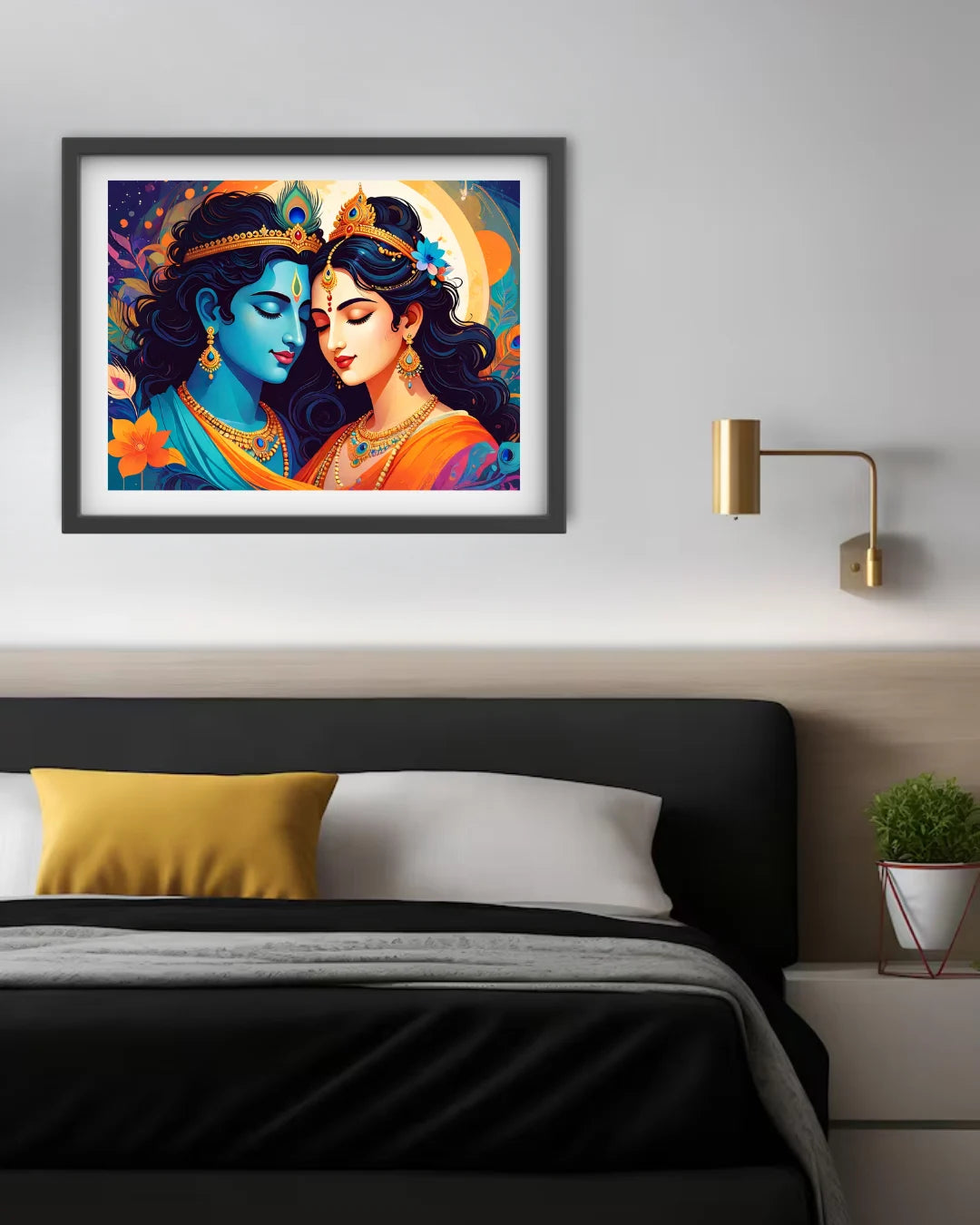 Elegant Couple Portrait - Wall Art Canvas