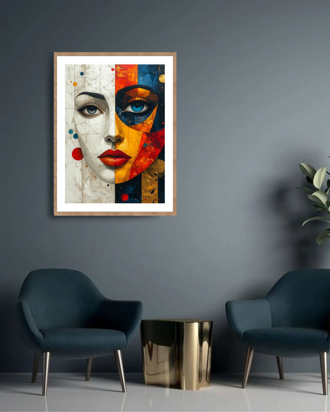The Two Halves - Wall Art Canvas