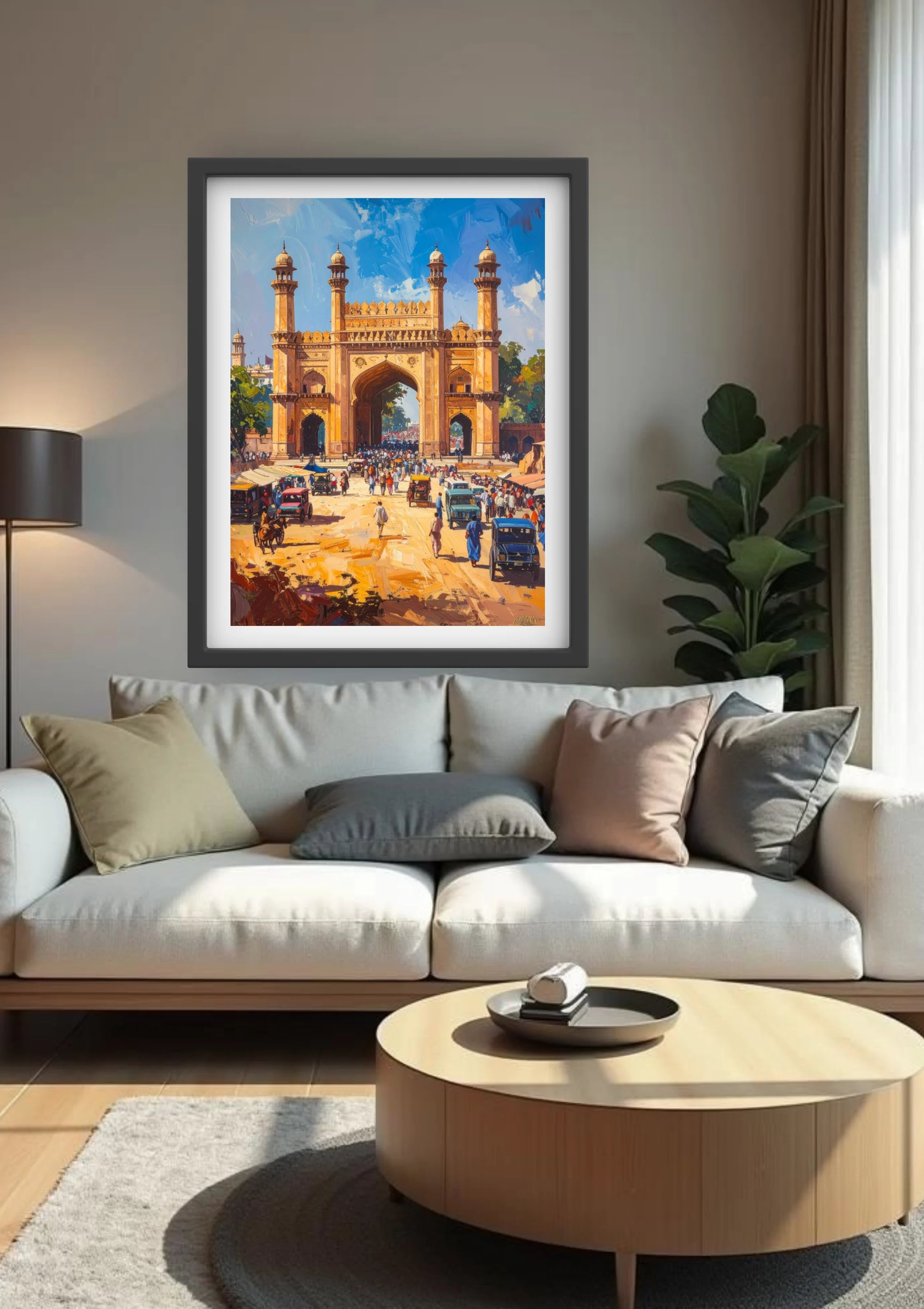 Indian heritage Charminar canvas wall decor painting