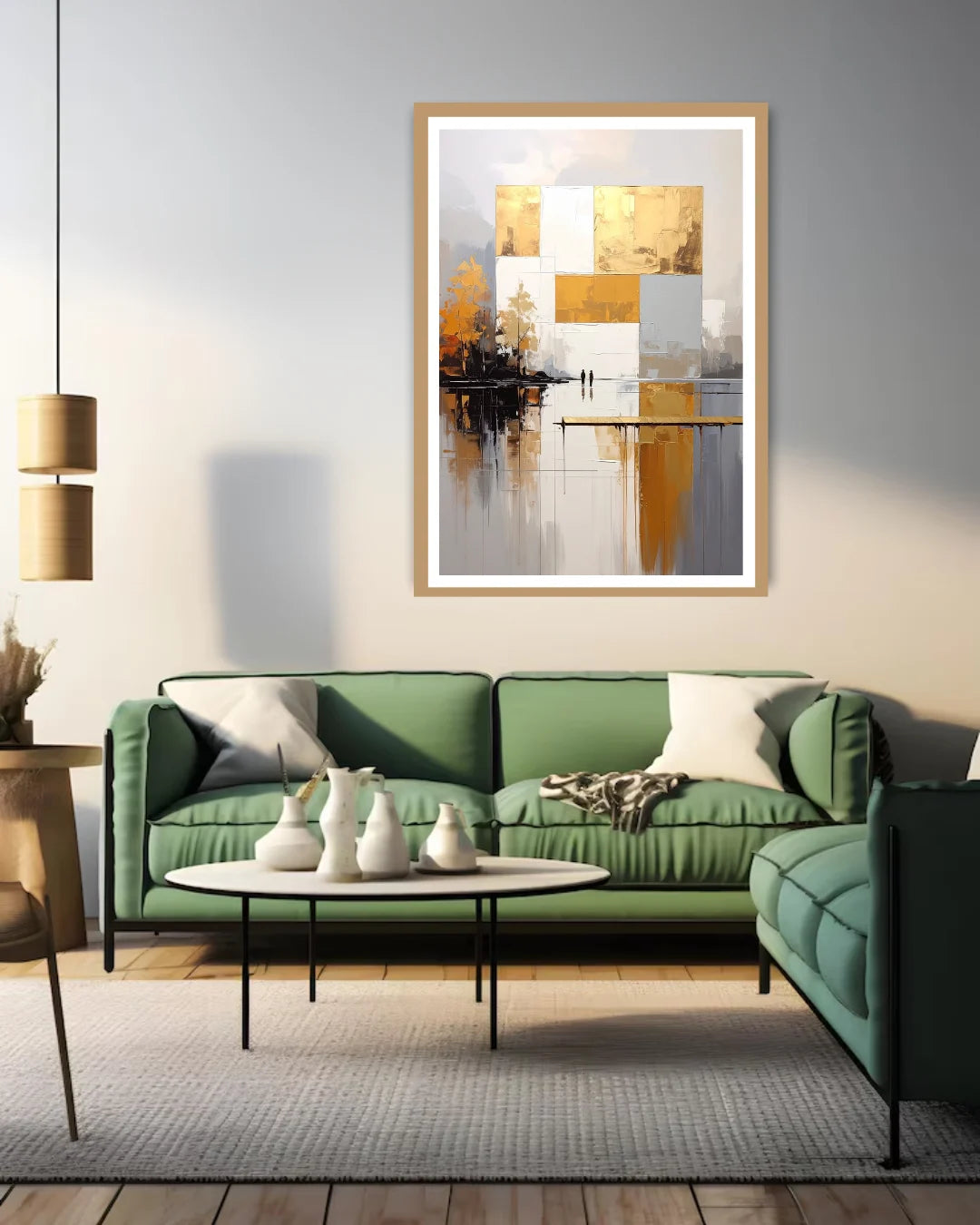 Luxury Gold Abstract Texture - Wall Art Canvas