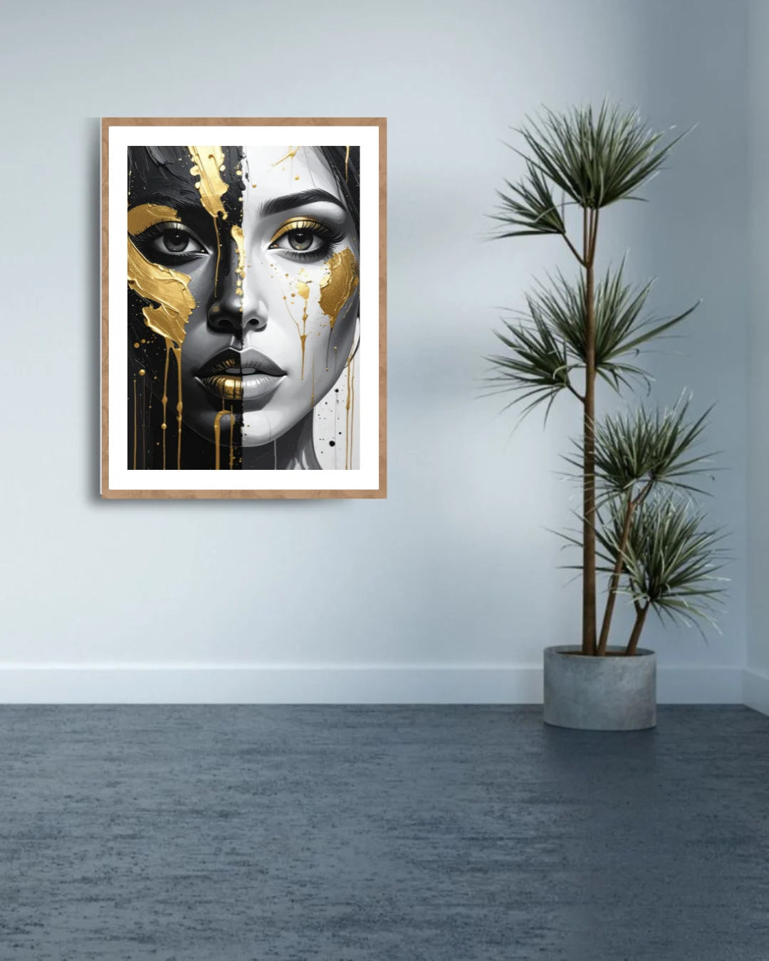 Shattered Gold - Wall Art Canvas