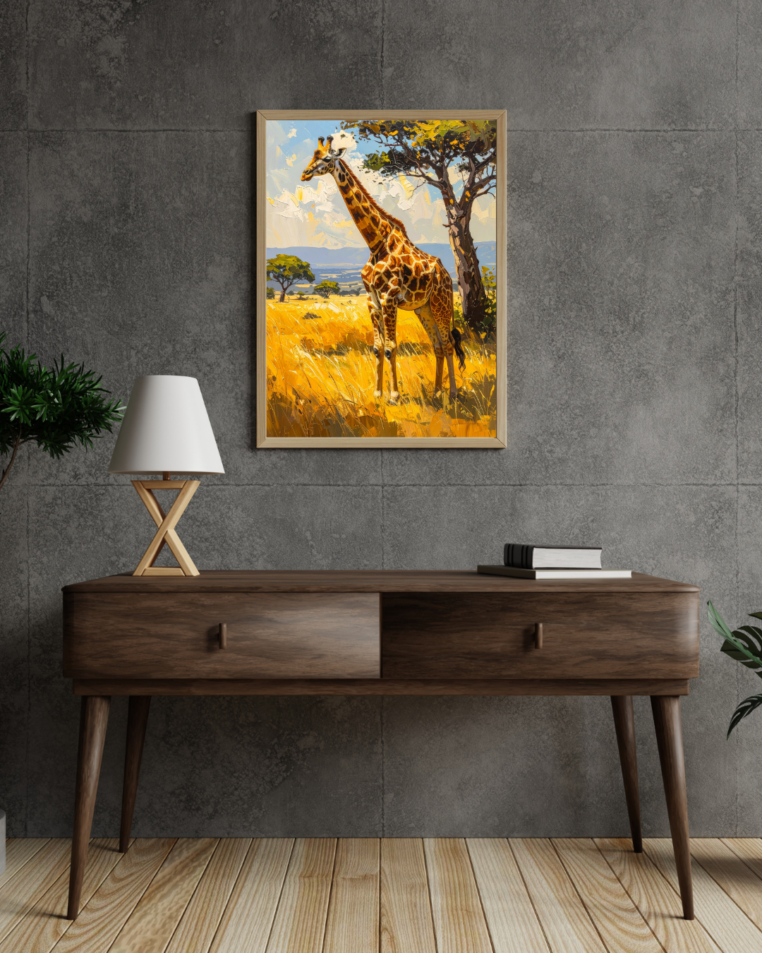 Sentinel of the Savanna Wall Art Paintings