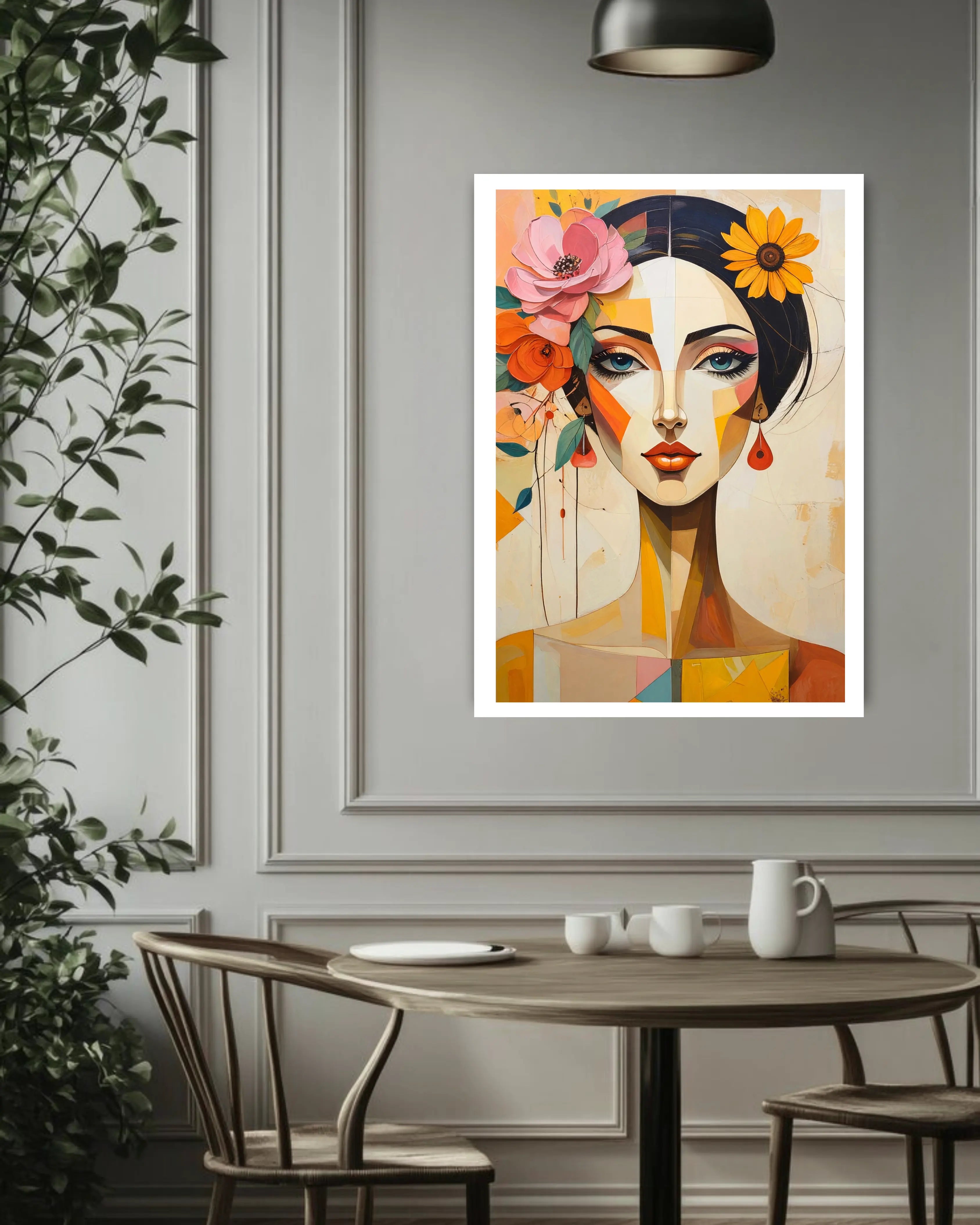 Modern Woman Portrait - Wall Art Canvas