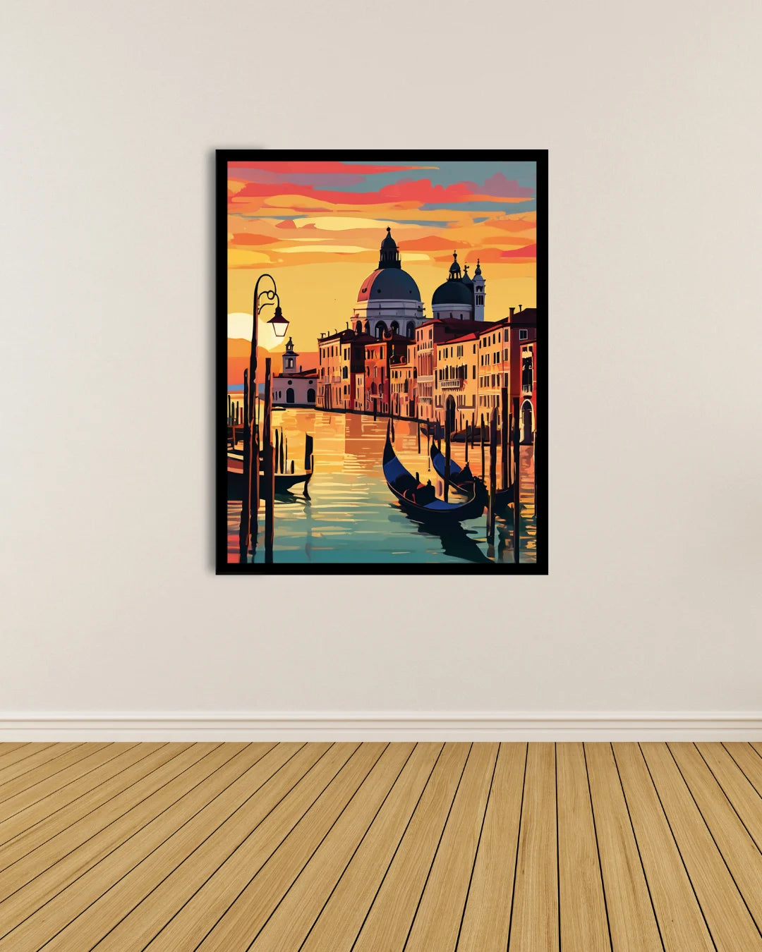 Venetian Sunset Serenade - Wall Art Canvas