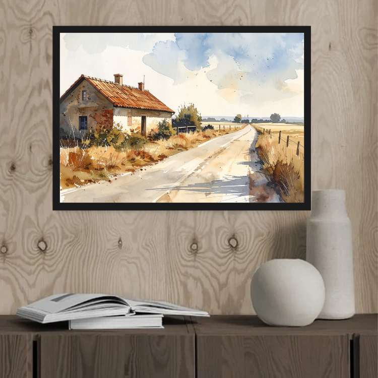 The Road of Quiet Memories - Wall Art Canvas WallArtVibes