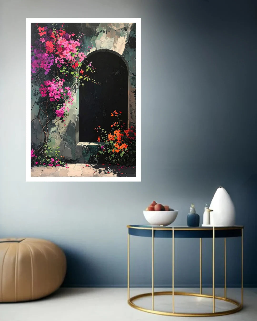 Blooming Archway Garden – Wall Art Canvas