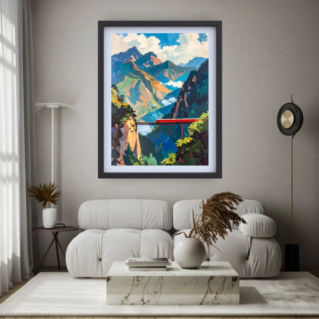 Mountain Valley Adventure - Wall Art Canvas