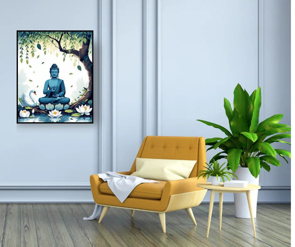 Zen Spiritual Garden Canvas Wall Art