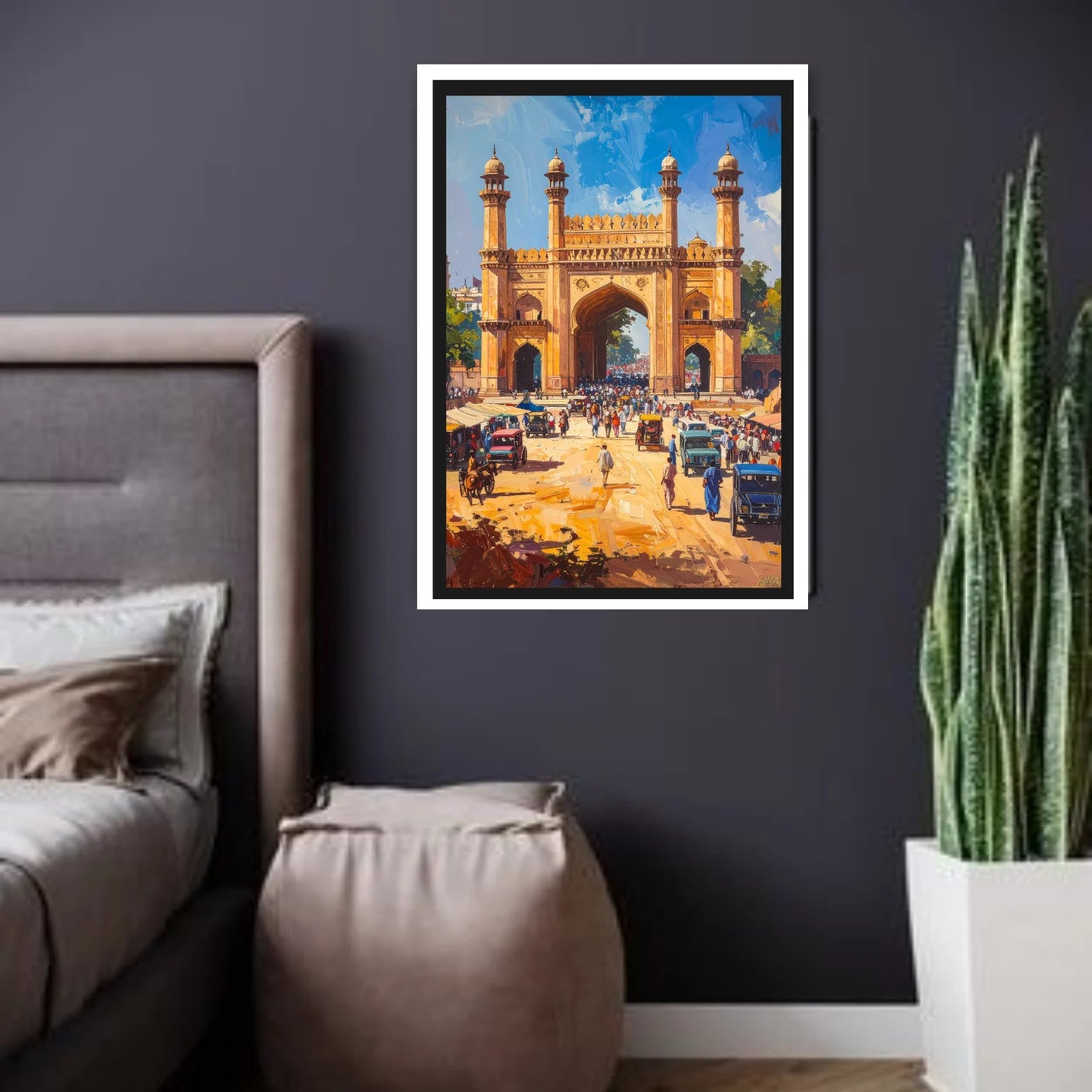 Charminar Hyderabad heritage canvas wall art painting