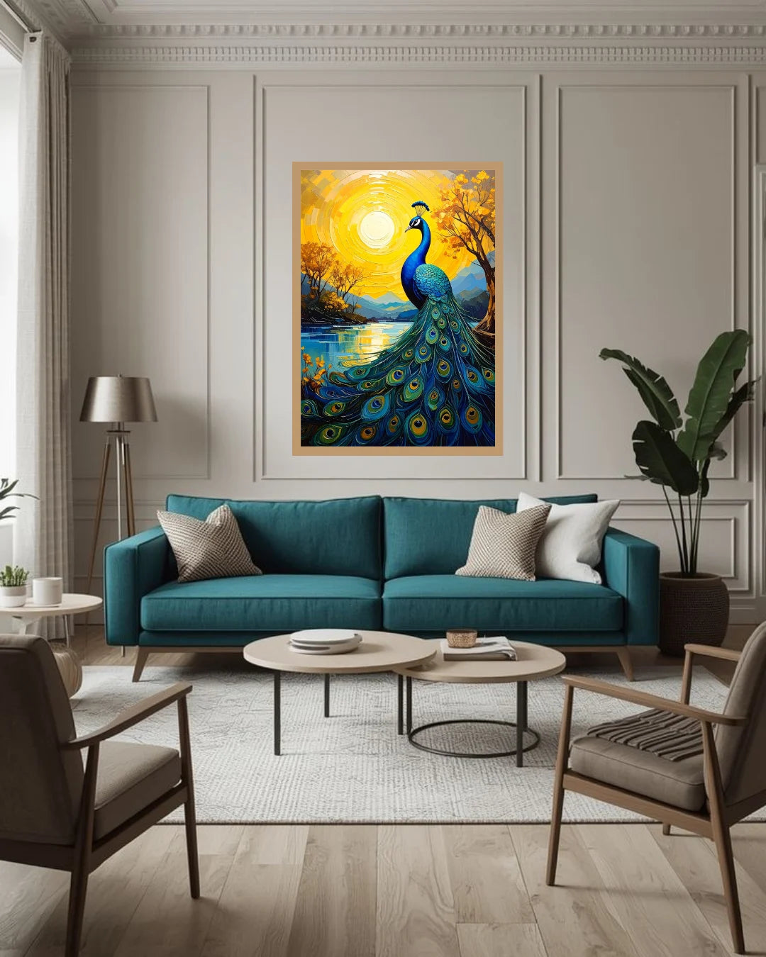 Radiant Peacocks – Wall Art Canvas