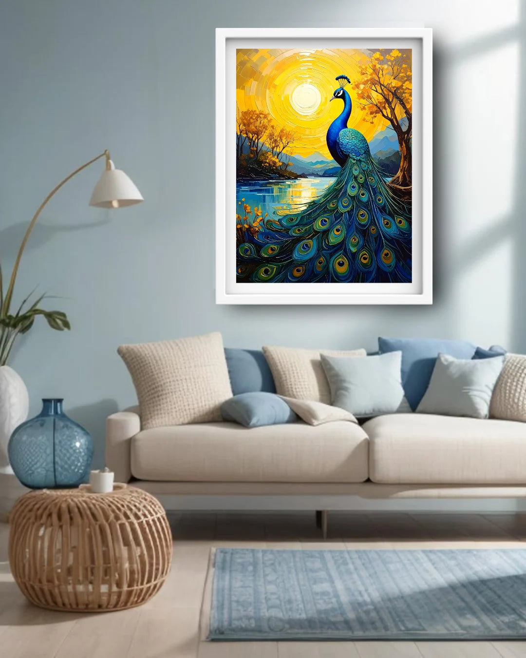 Radiant Peacocks – Wall Art Canvas