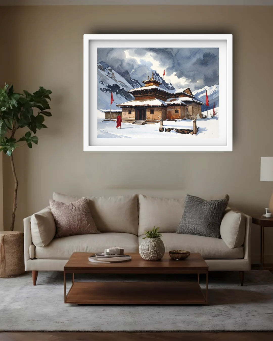Himalayan Buddhist Temple - Wall Art Canvas