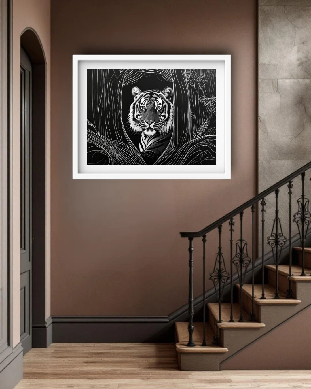Tiger in the Forest – Wall Art Canvas