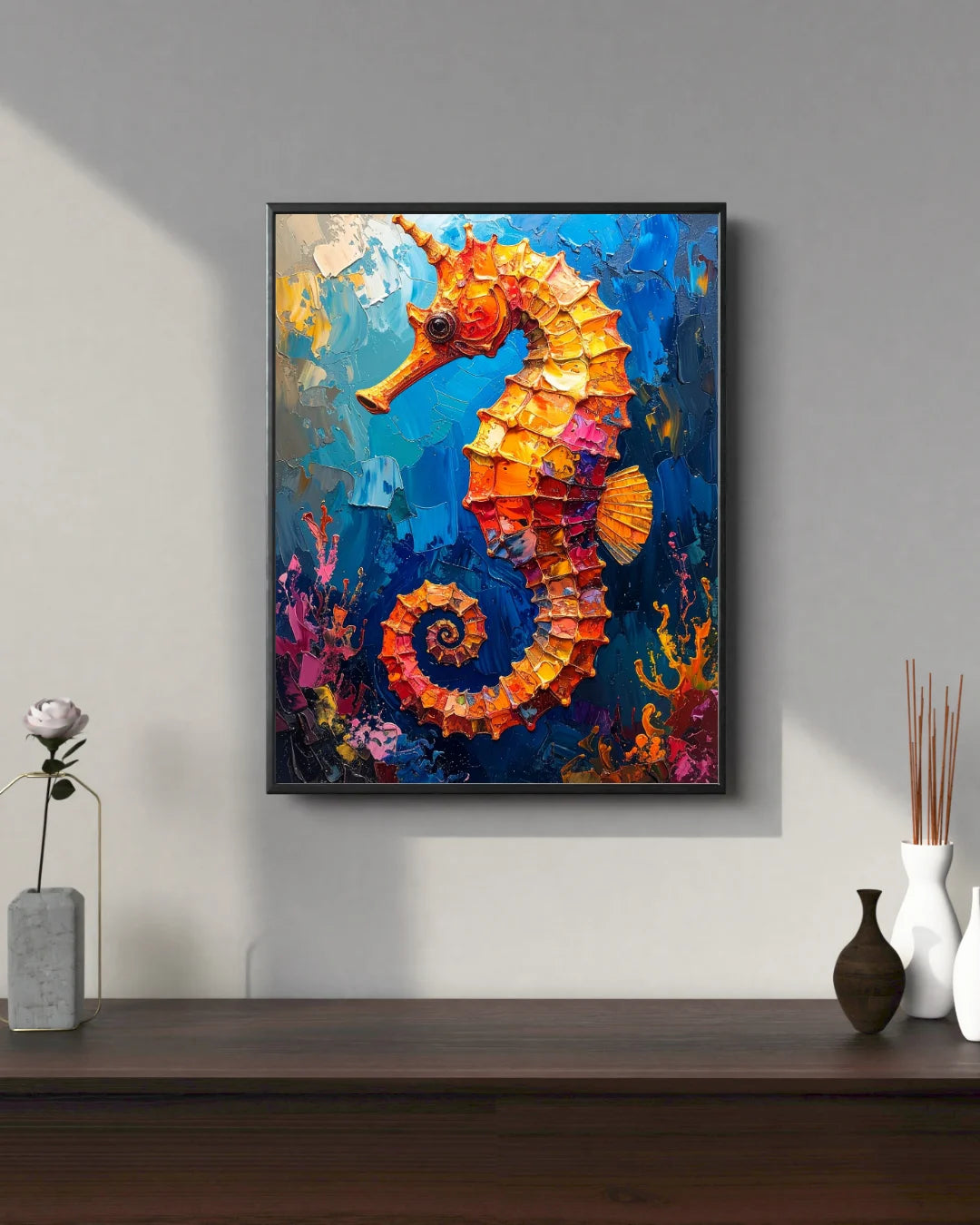 The Golden Spiral Wall Art Canvas Painting