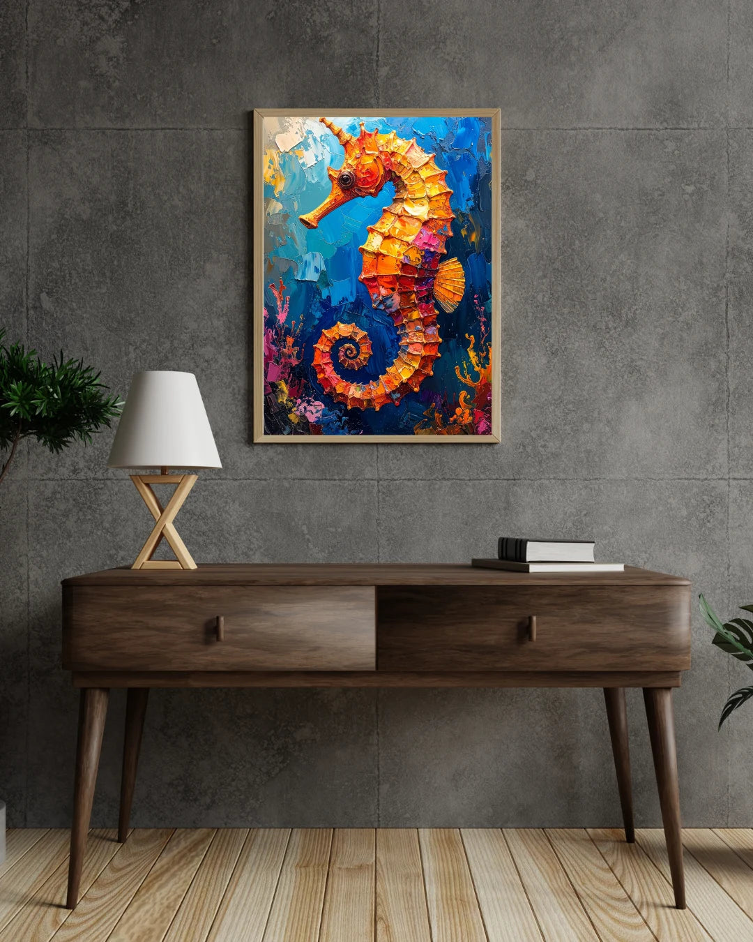 The Golden Spiral Wall Art Canvas Painting