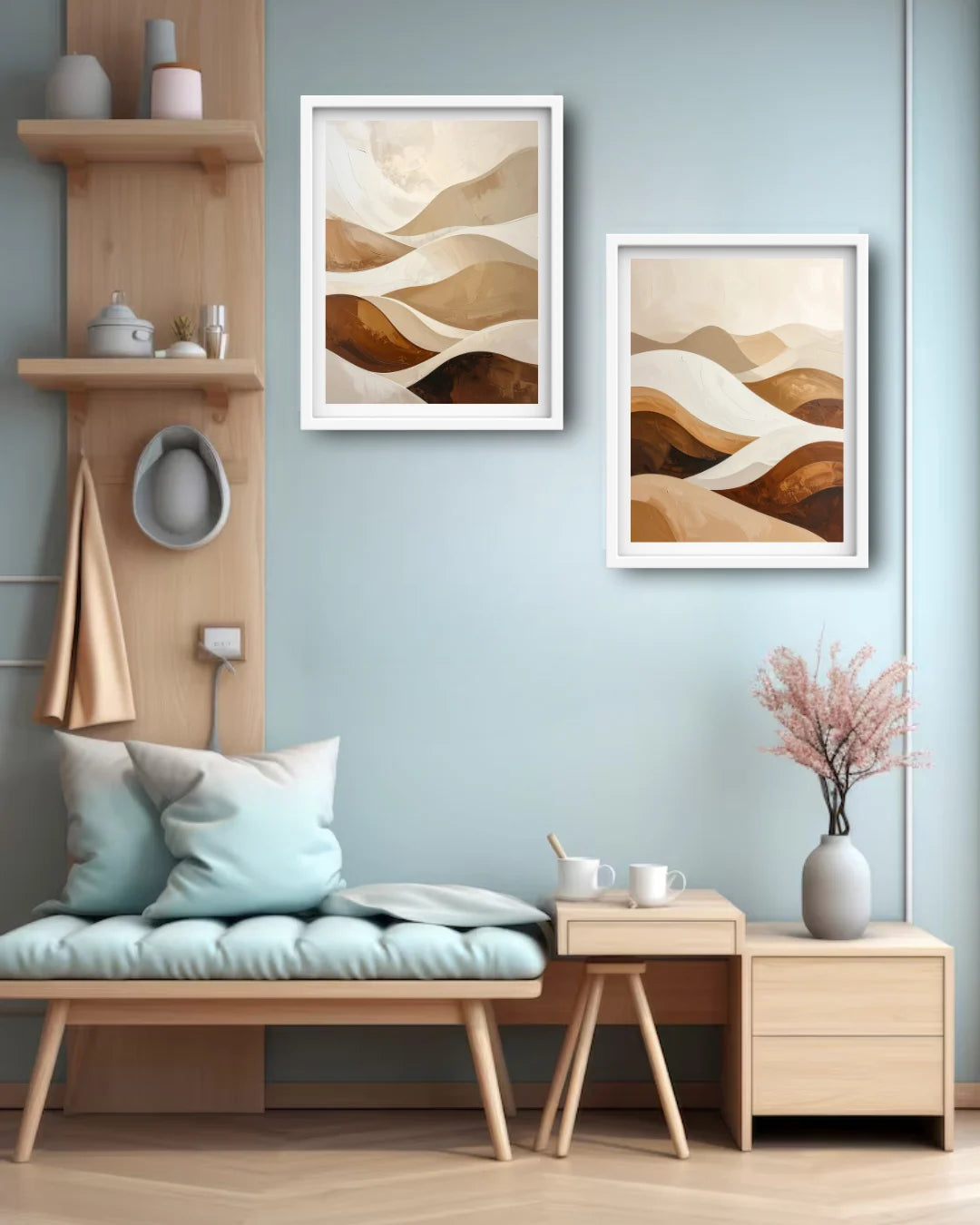 Abstract Desert Waves – Wall Art Canvas