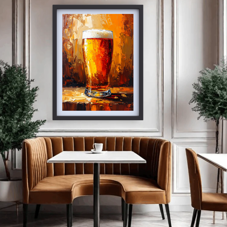 Beer Glass – Wall Art Canvas