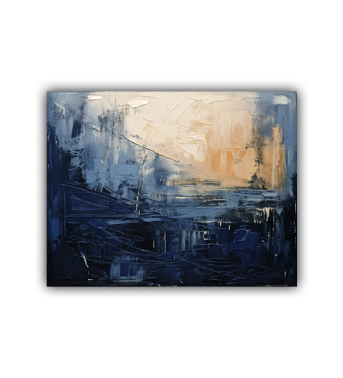 Contemporary landscape painting modern style