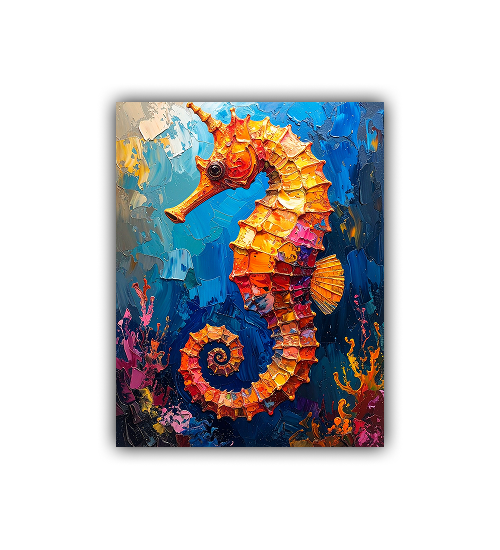 The Golden Spiral Wall Art Canvas Painting