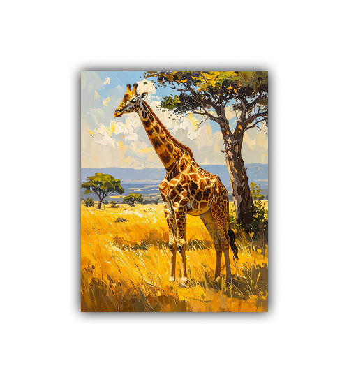 Sentinel of the Savanna Wall Art Paintings