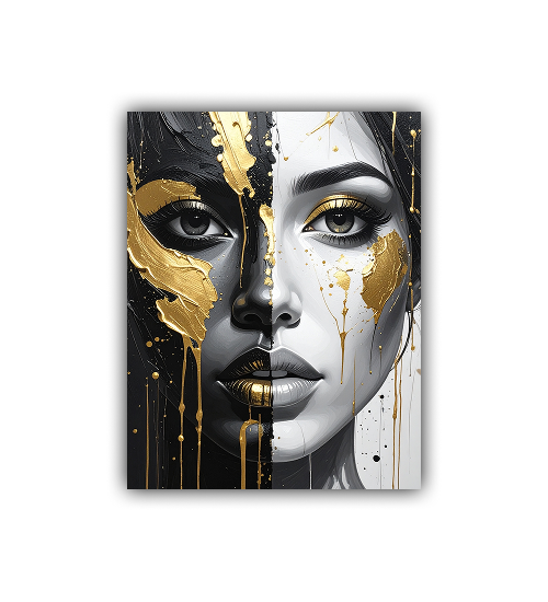 Shattered Gold - Wall Art Canvas
