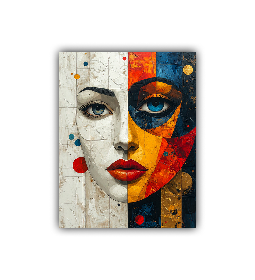 The Two Halves - Wall Art Canvas