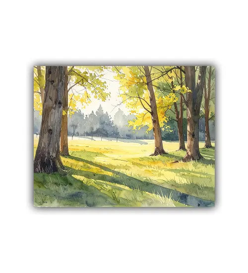 The Golden Hour Grove - Wall Art Canvas
