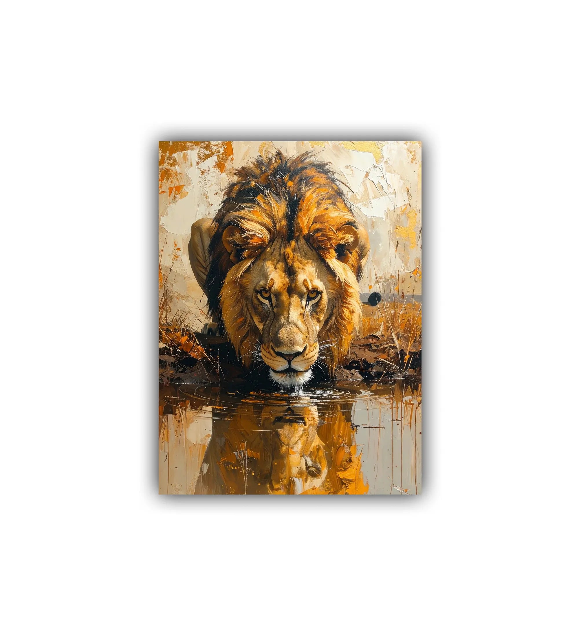 Modern Lion Wall Art Set - Wall Art Canvas