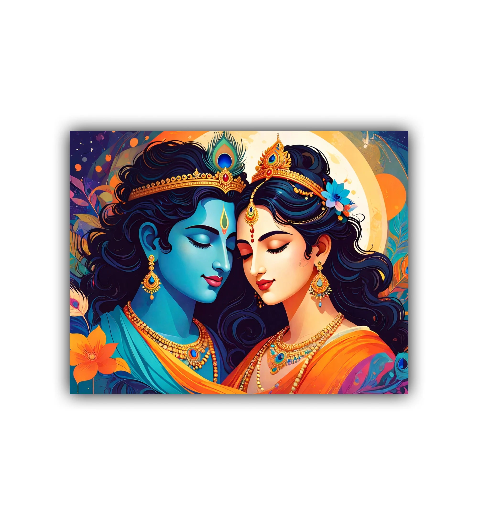 Elegant Couple Portrait - Wall Art Canvas
