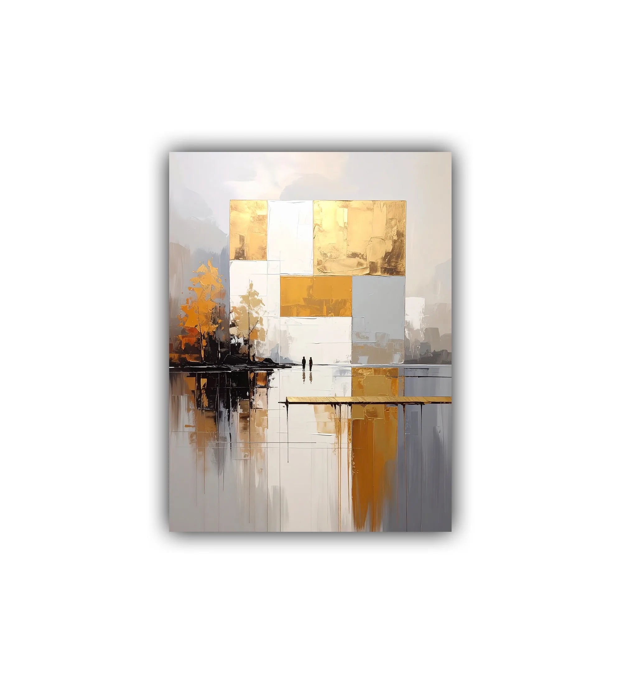 Luxury Gold Abstract Texture - Wall Art Canvas