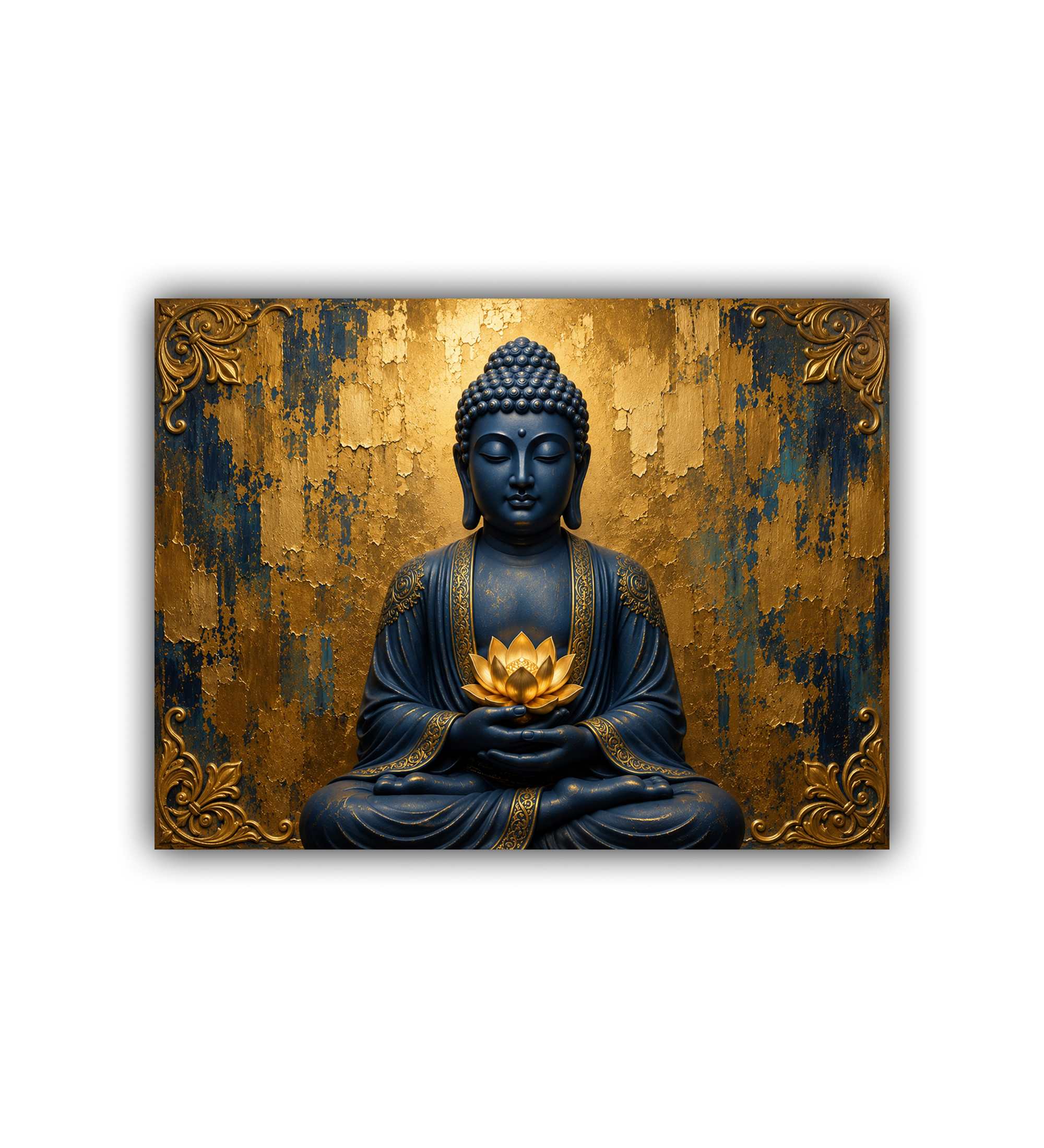 Buddha spiritual wall art canvas meditation painting