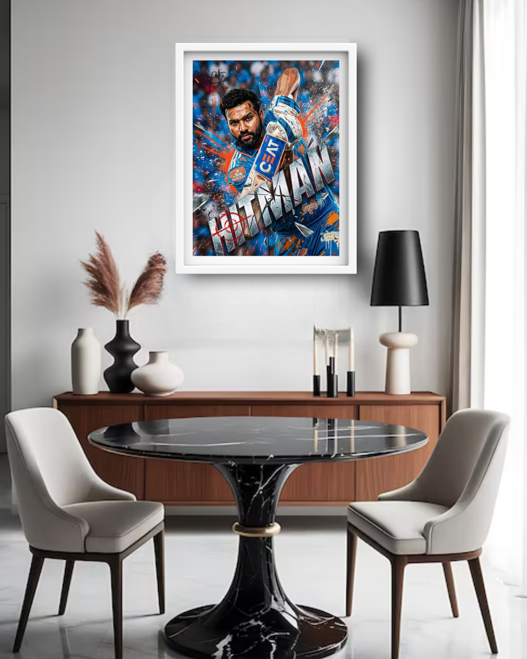 Indian Cricket Champion Art - Wall Art Canvas