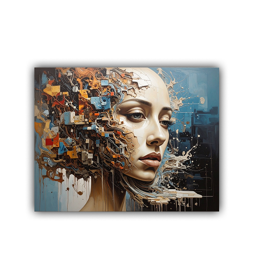 Artistic depiction of a woman&