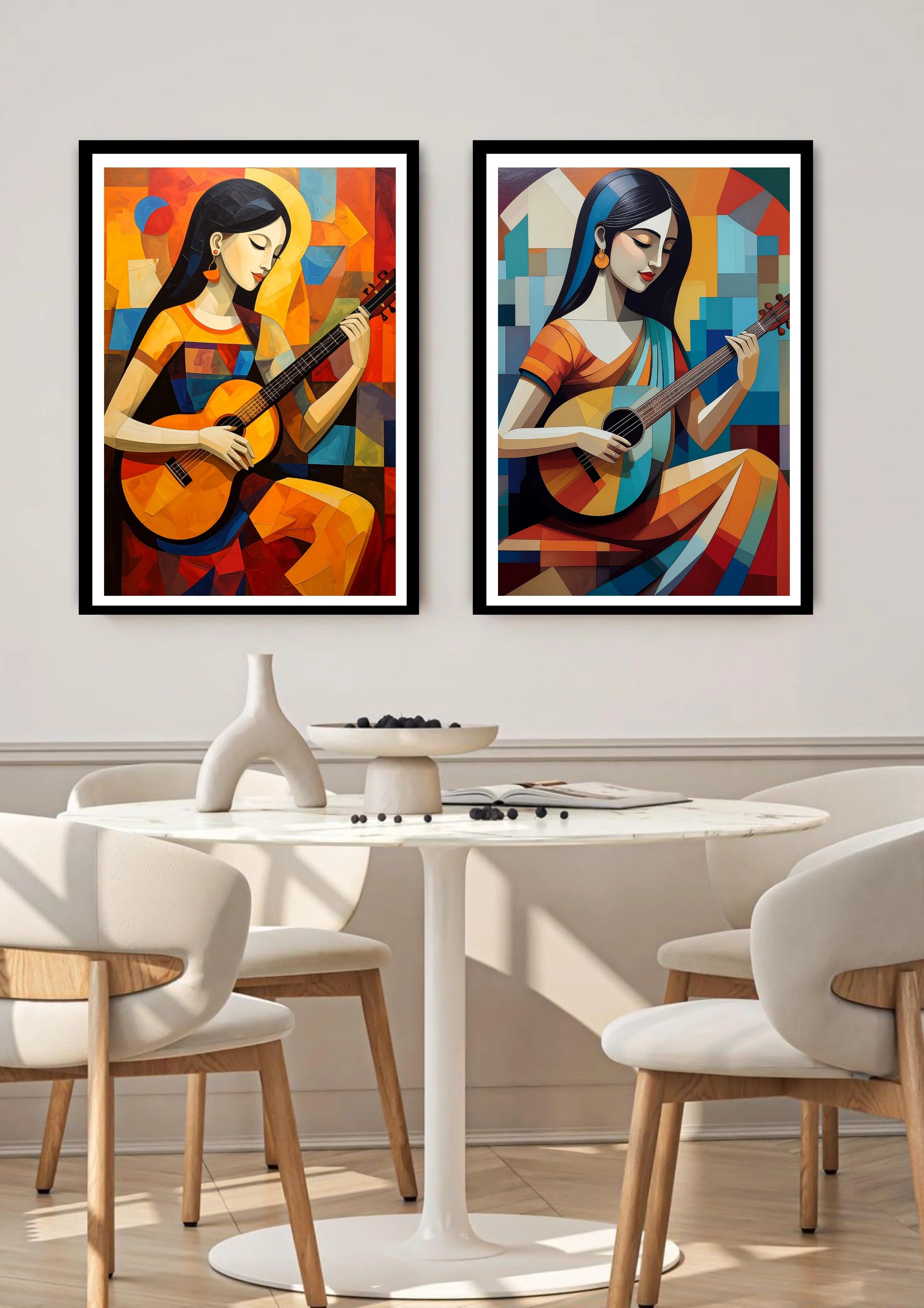 Modern music style painting for home decor