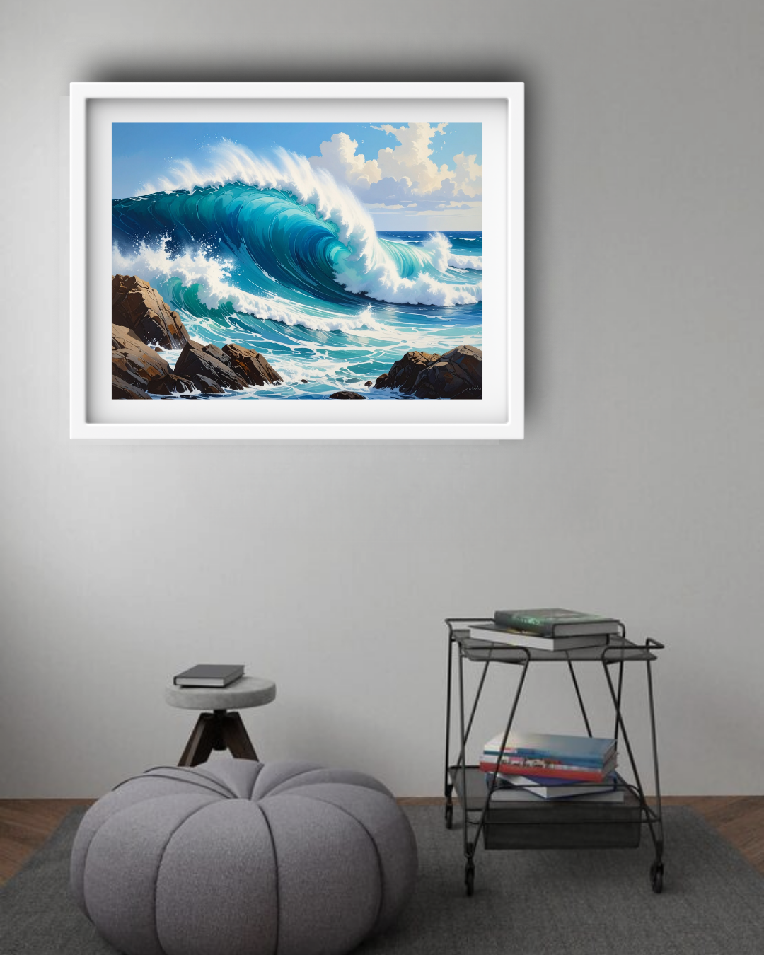 Ocean Wave Landscape - Wall Art Canvas WallArtVibes