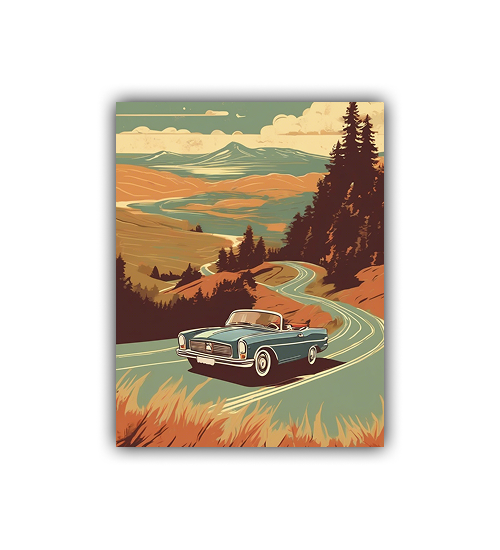 Scenic musical style art adding warmth and elegance to décor