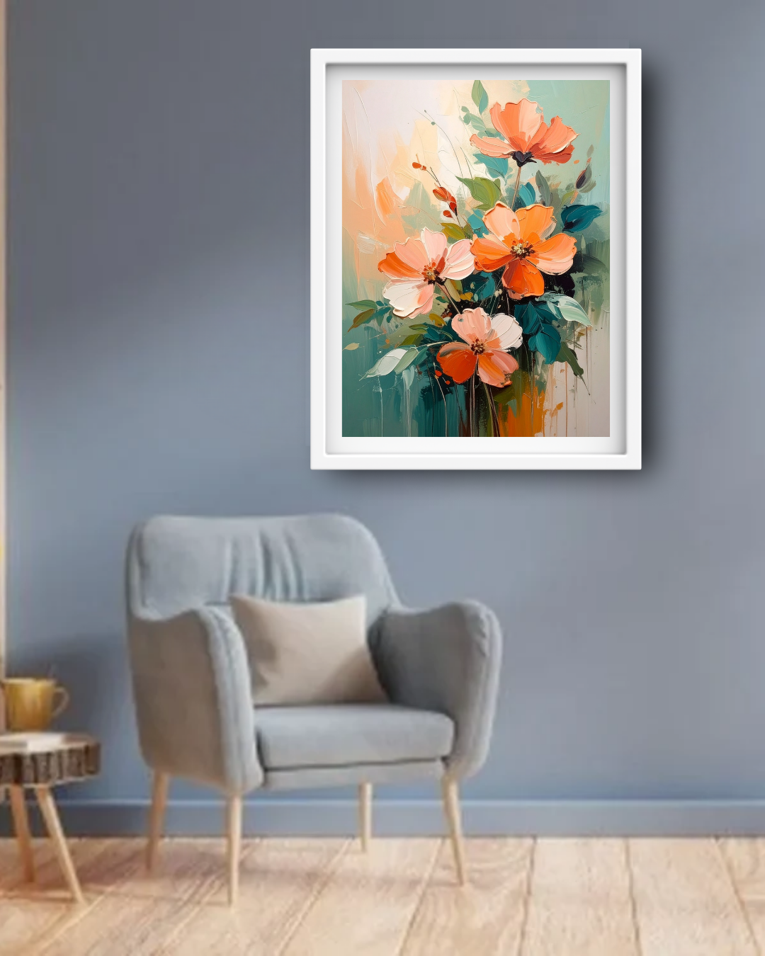 Sunburst Blossoms - Wall Art Canvas