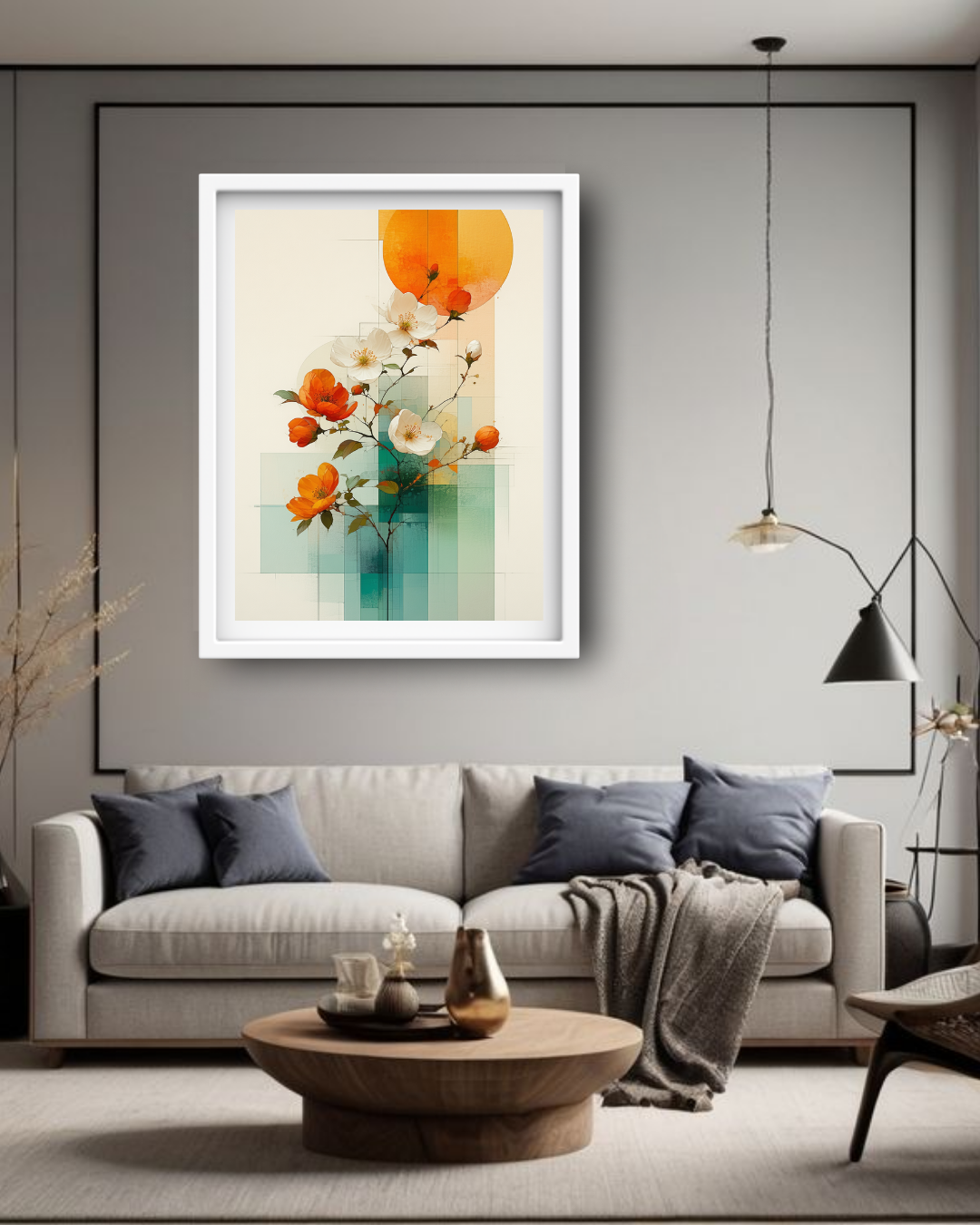 Sunlit Marigold Harmony - Wall Art Canvas WallArtVibes