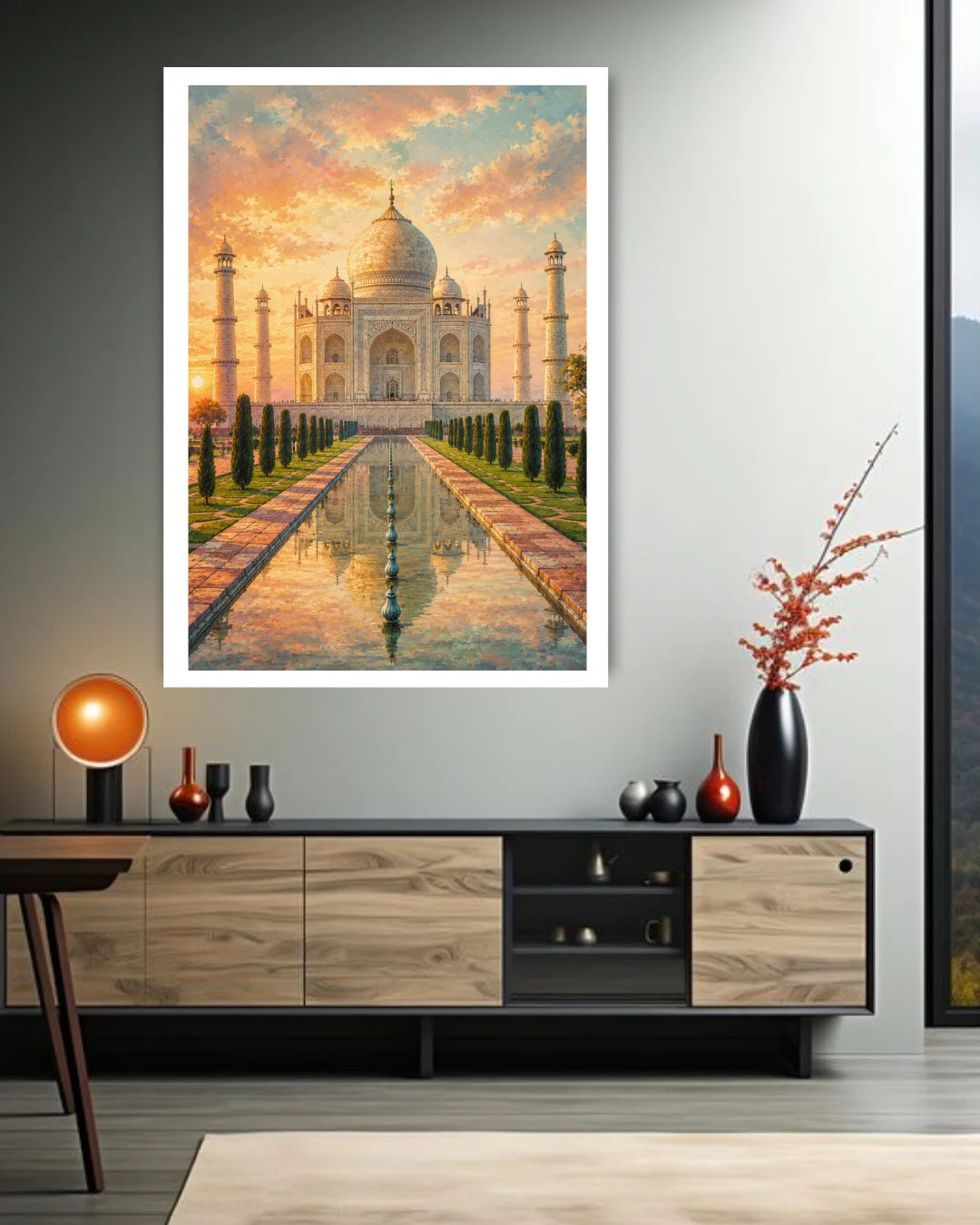 Indian monument canvas art for home decor