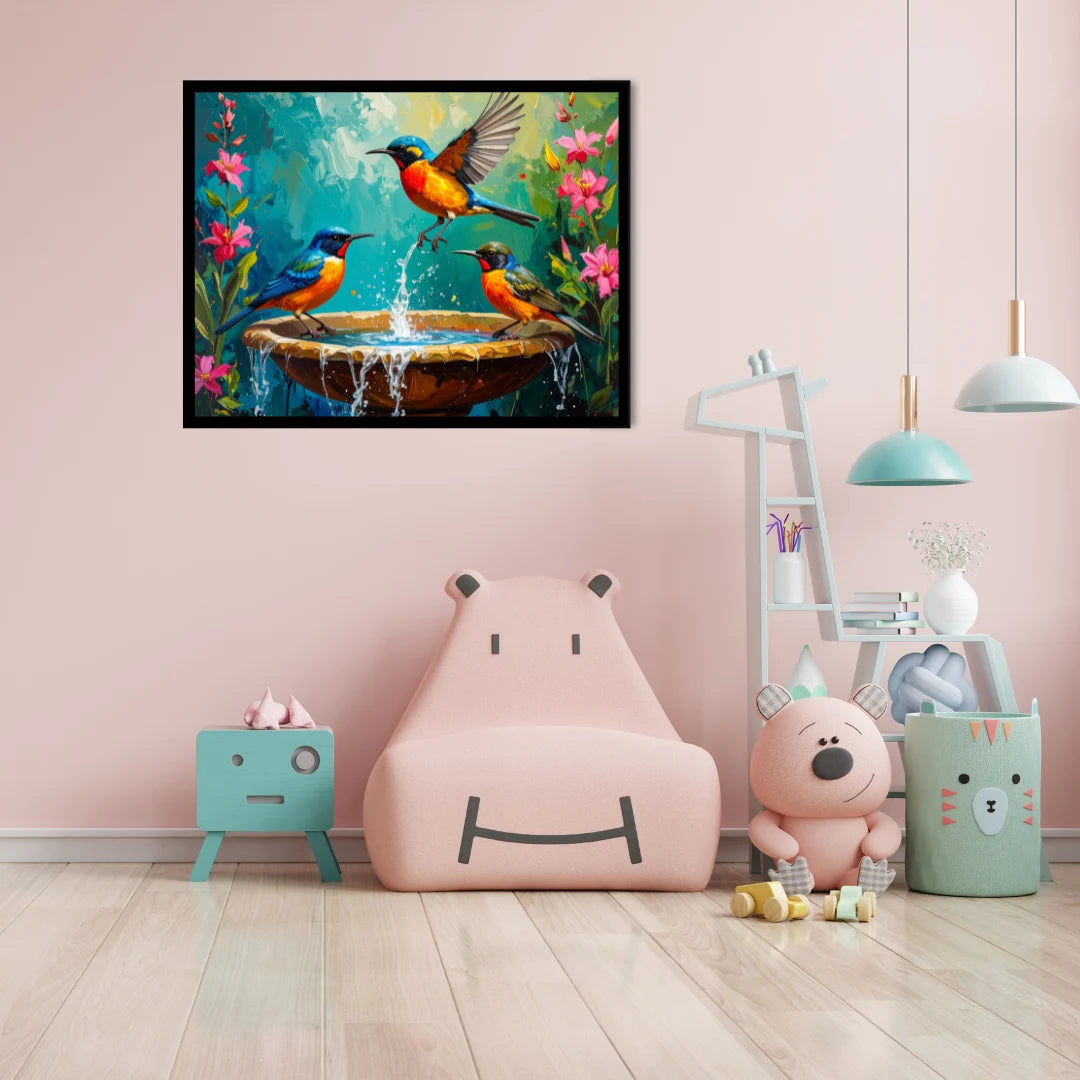 Garden Splash Symphony Wall Art Paintings