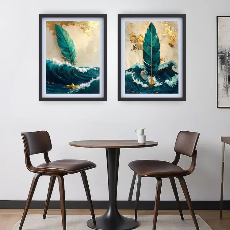 Feather of Freedom - Wall Art Canvas WallArtVibes
