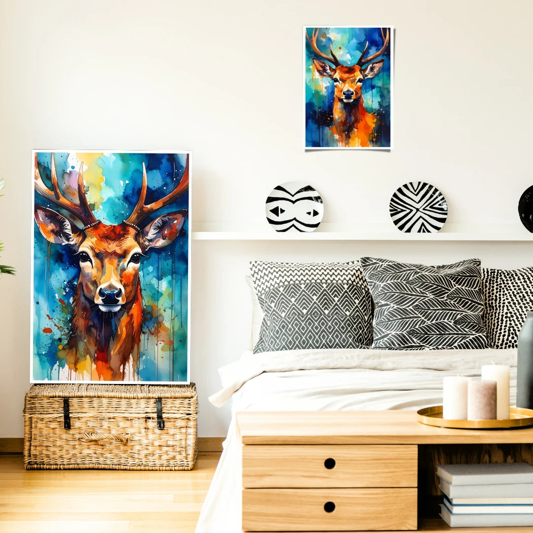 Vibrant Stag Majesty