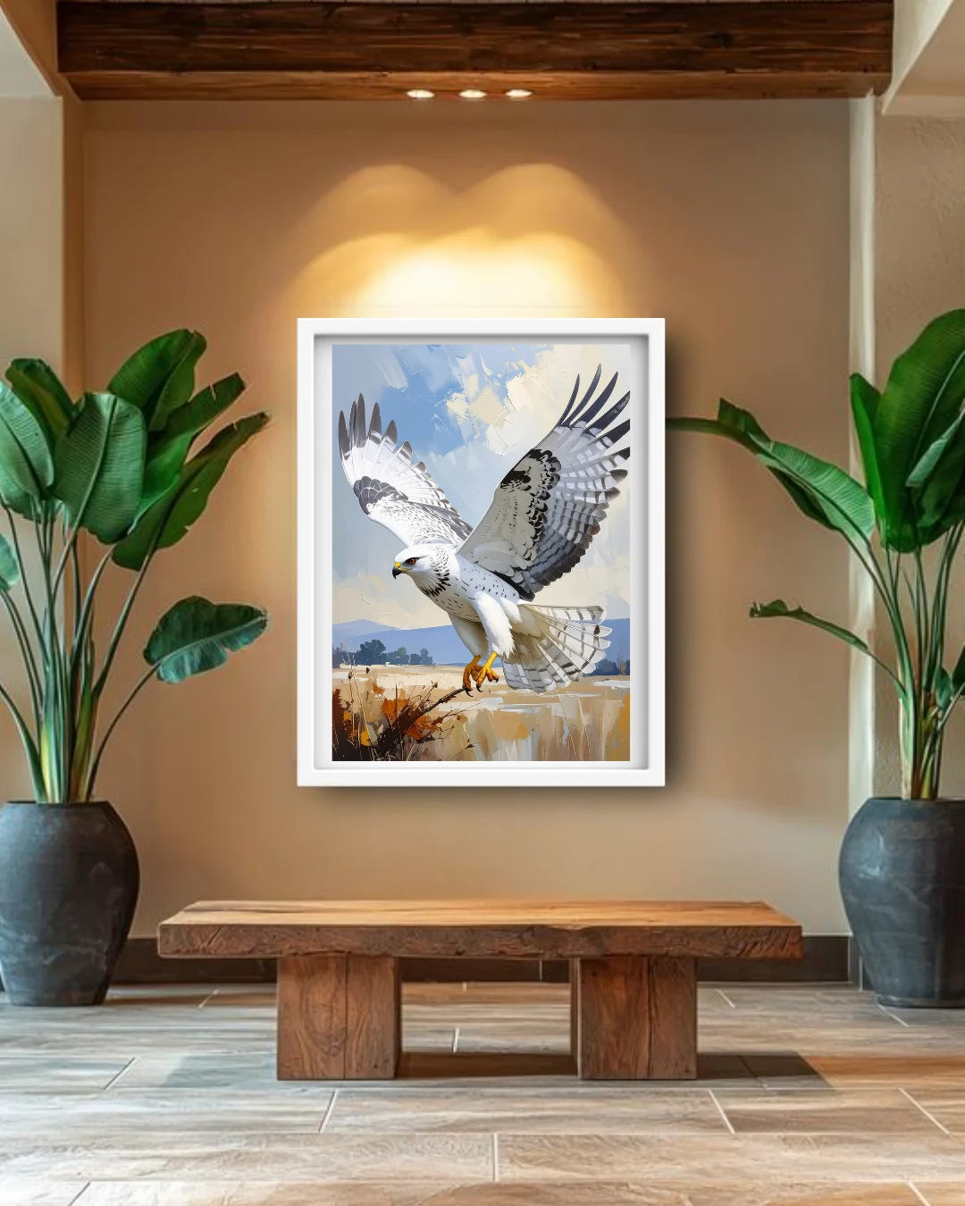 eagle canvas art nature wildlife design