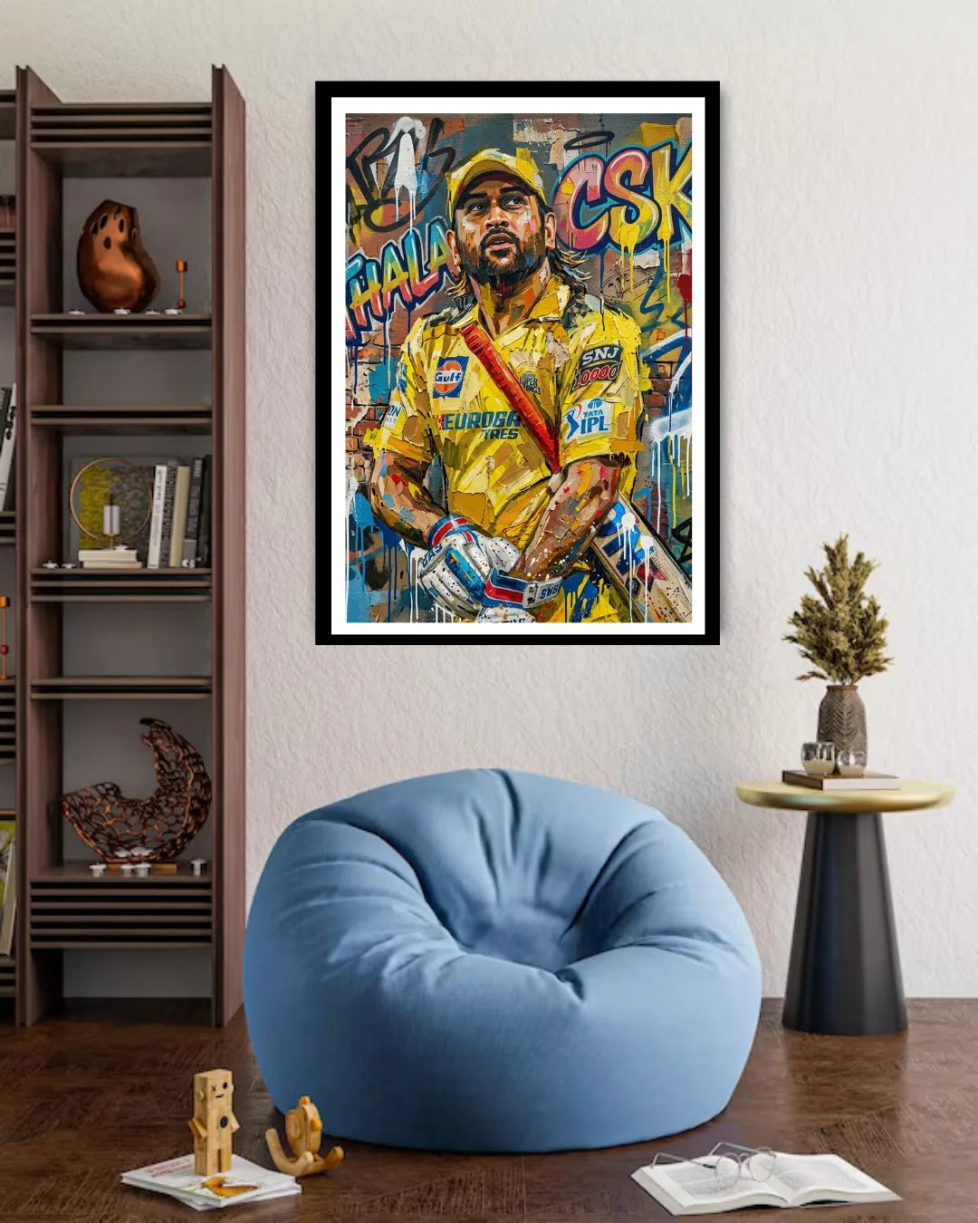 graffiti sports wall art canvas modern decor