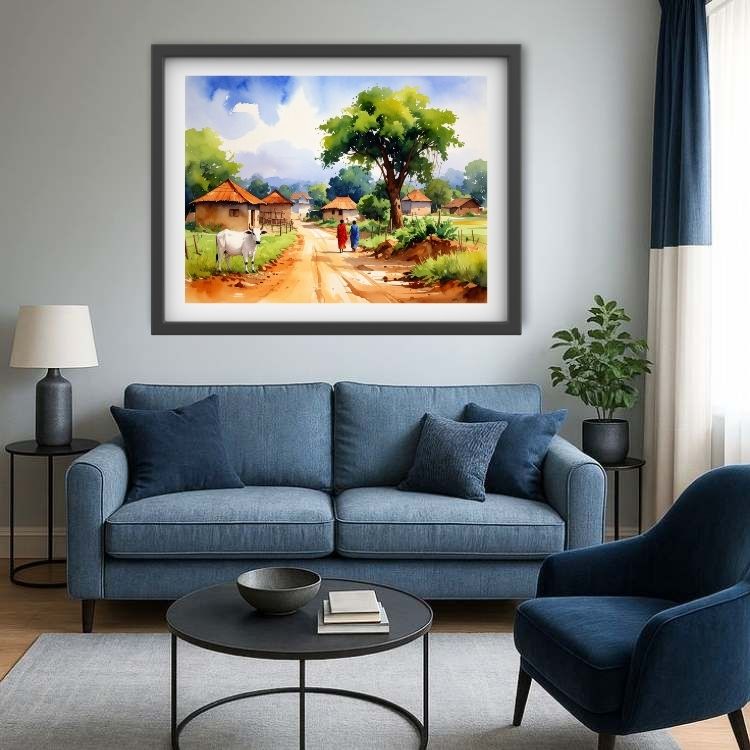 Colors of Rural Life - Wall Art Canvas WallArtVibes