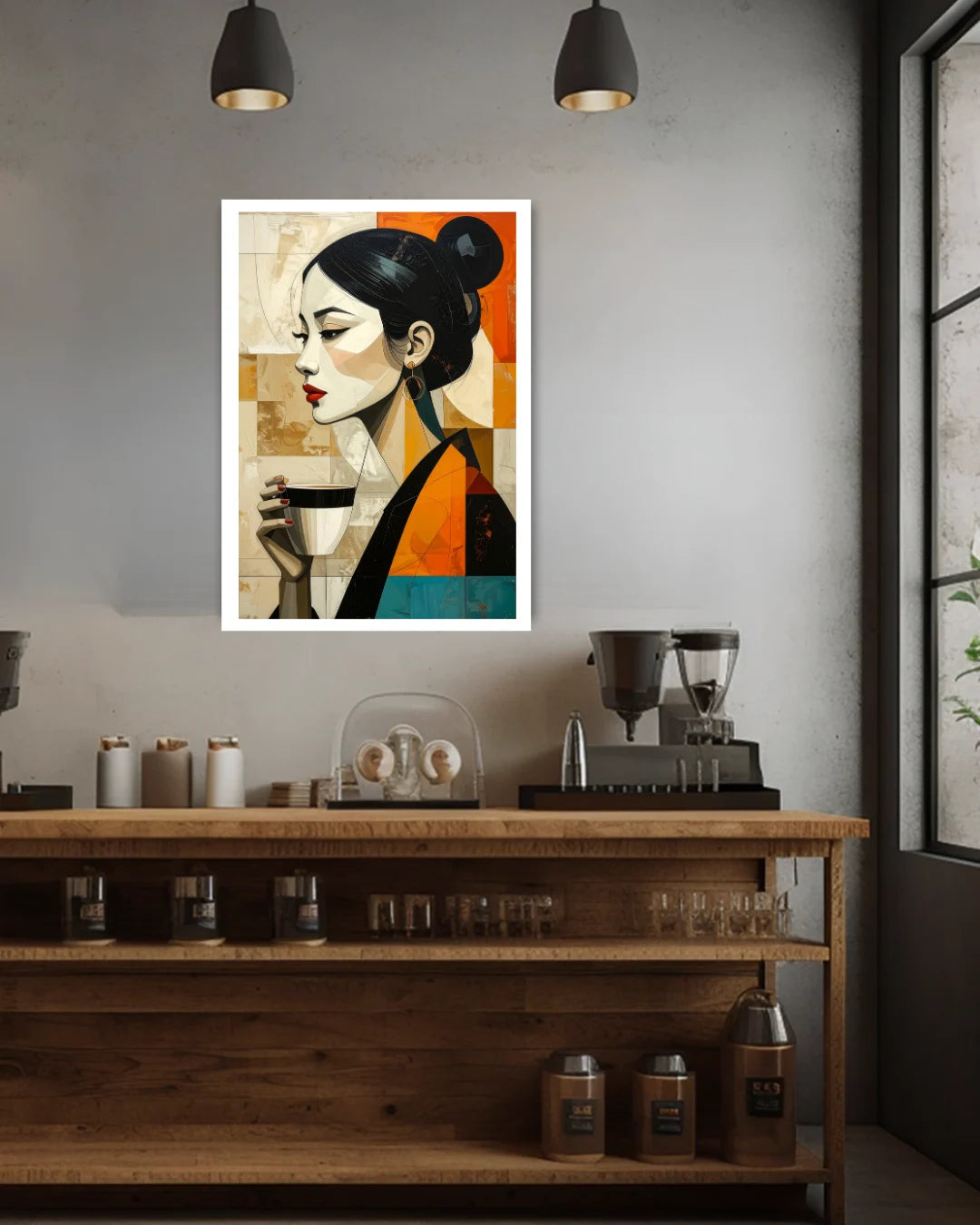 oriental wall art canvas in aesthetic home decor