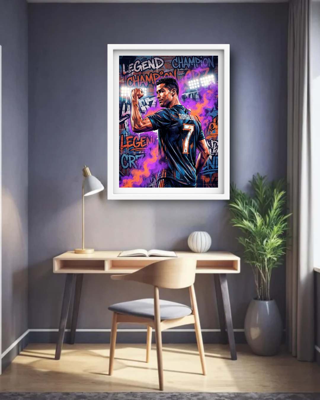 Football Champion Pop Art - Wall Art Canvas WallArtVibes