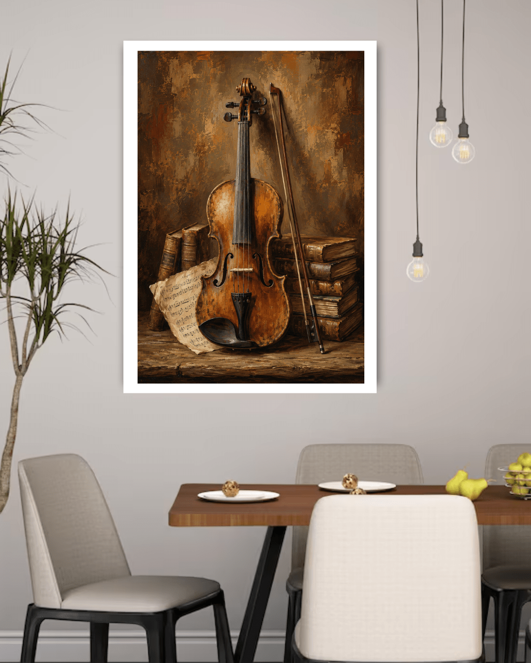 classical music wall art canvas vintage design