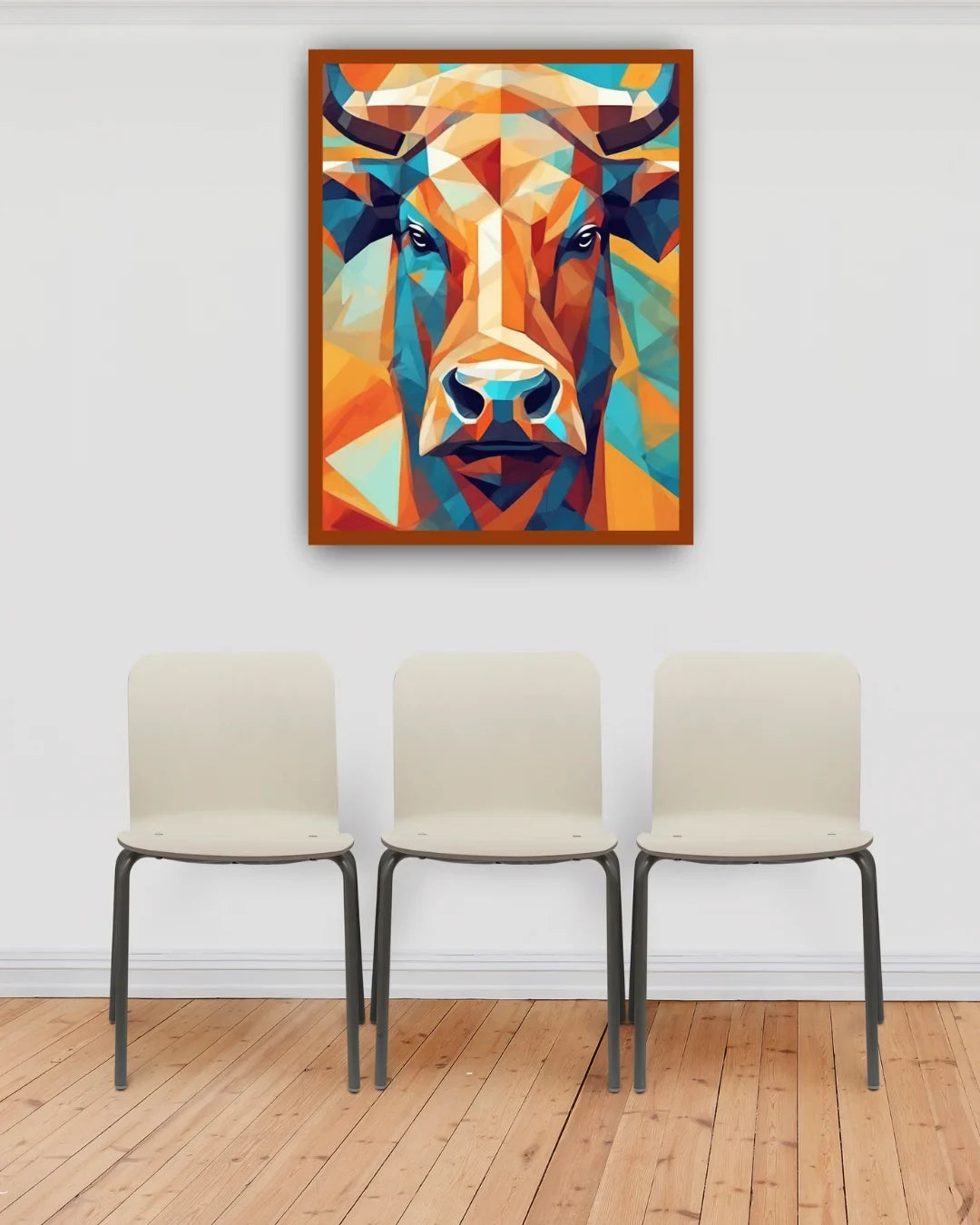 Spectrum Bull - Wall Art Canvas
