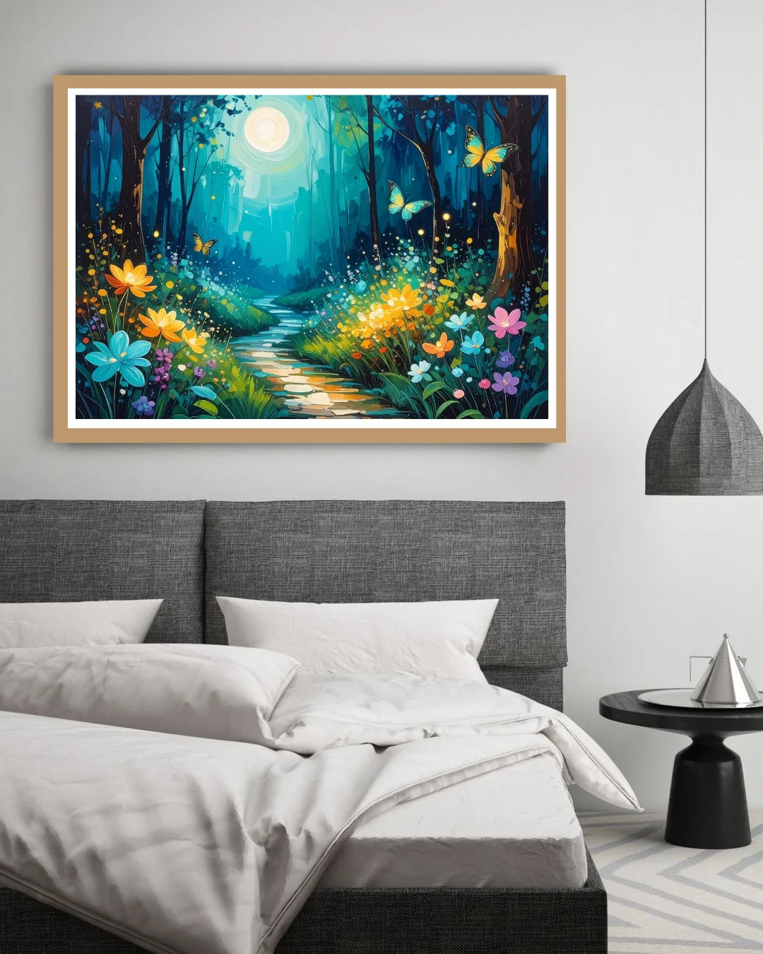 Abstract Forest Light - Wall Art  Canvas